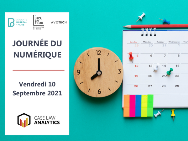 Case Law Analytics participe à la journée du numérique du barreau de Paris le 10 septembre